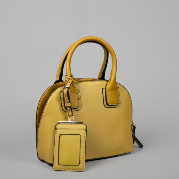 Γυναικεία τσάντα Carpisa Κίτρινο σκούρο οικολογικό δέρμα - Kalapod.gr